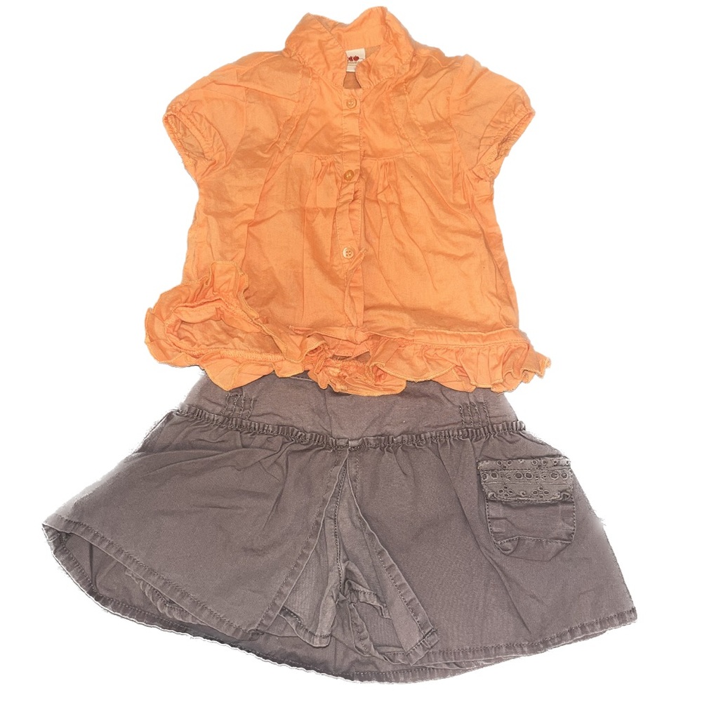 3 pommes size 12 months shirt and bottom match